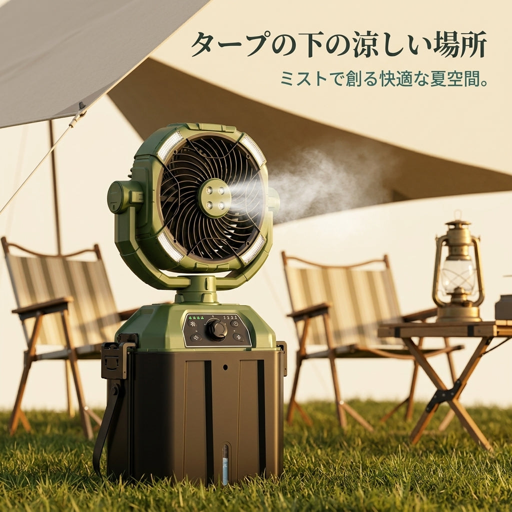 Yuge ミストファン PRO｜電気代を気にせず、涼しい夏を