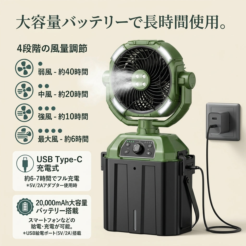 電源サイトじゃなくても。<em>最長約40時間</em>のコードレス。