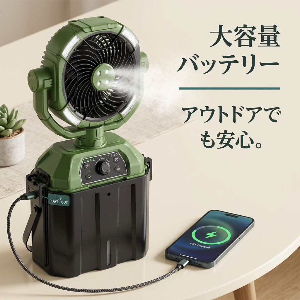 Yuge ミストファン PRO｜電気代を気にせず、涼しい夏を