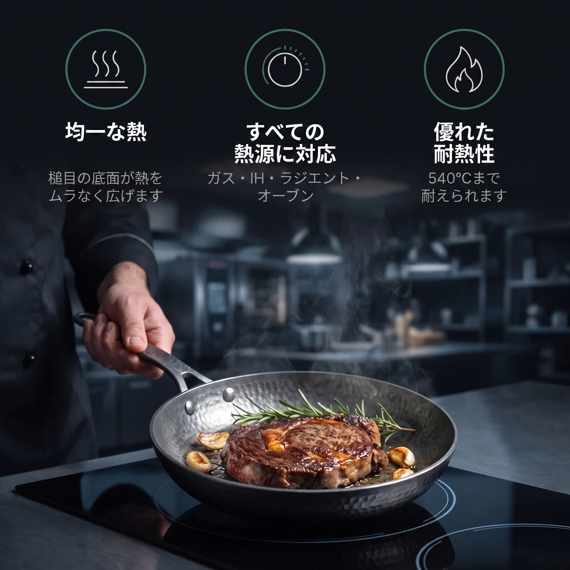 均一な熱・全熱源対応・耐熱540℃